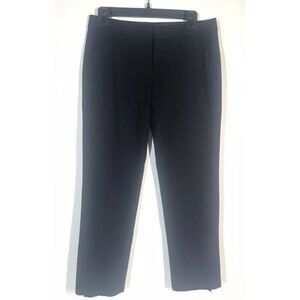 Banana Republic Black Capri Flat Front Dress Pants ~  Women Size 0 ~ 26 X 26